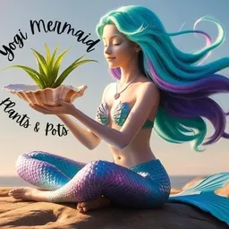 YogiMermaidPlantsAndPots